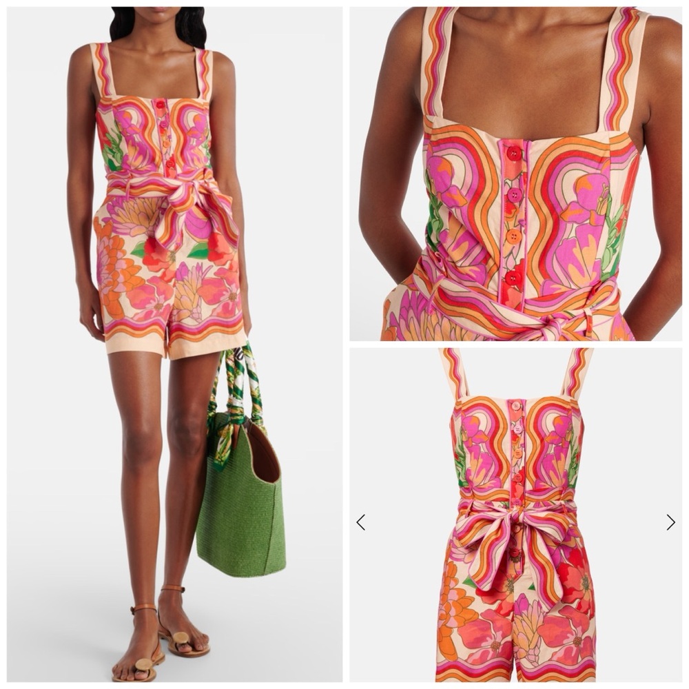 NWT Farm Rio Romper “Spring Affair”